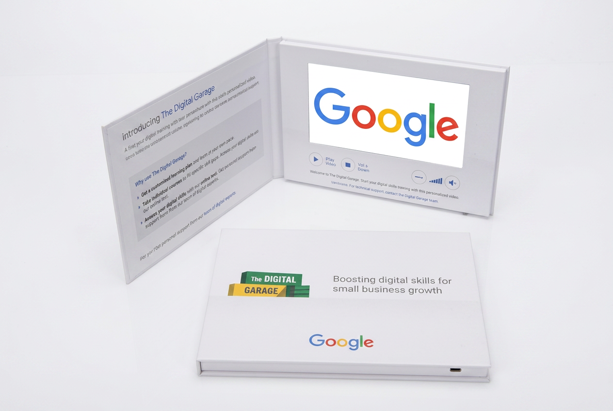 Google video brochure produced by LCD Brochures